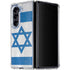 Israel Flag Distressed Galaxy Z Fold5 5G Clear Case